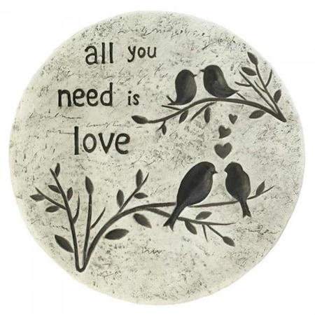 Aewholesale AEWholesale 10017998 All You Need Is Love Garden Stepping Stone 10017998